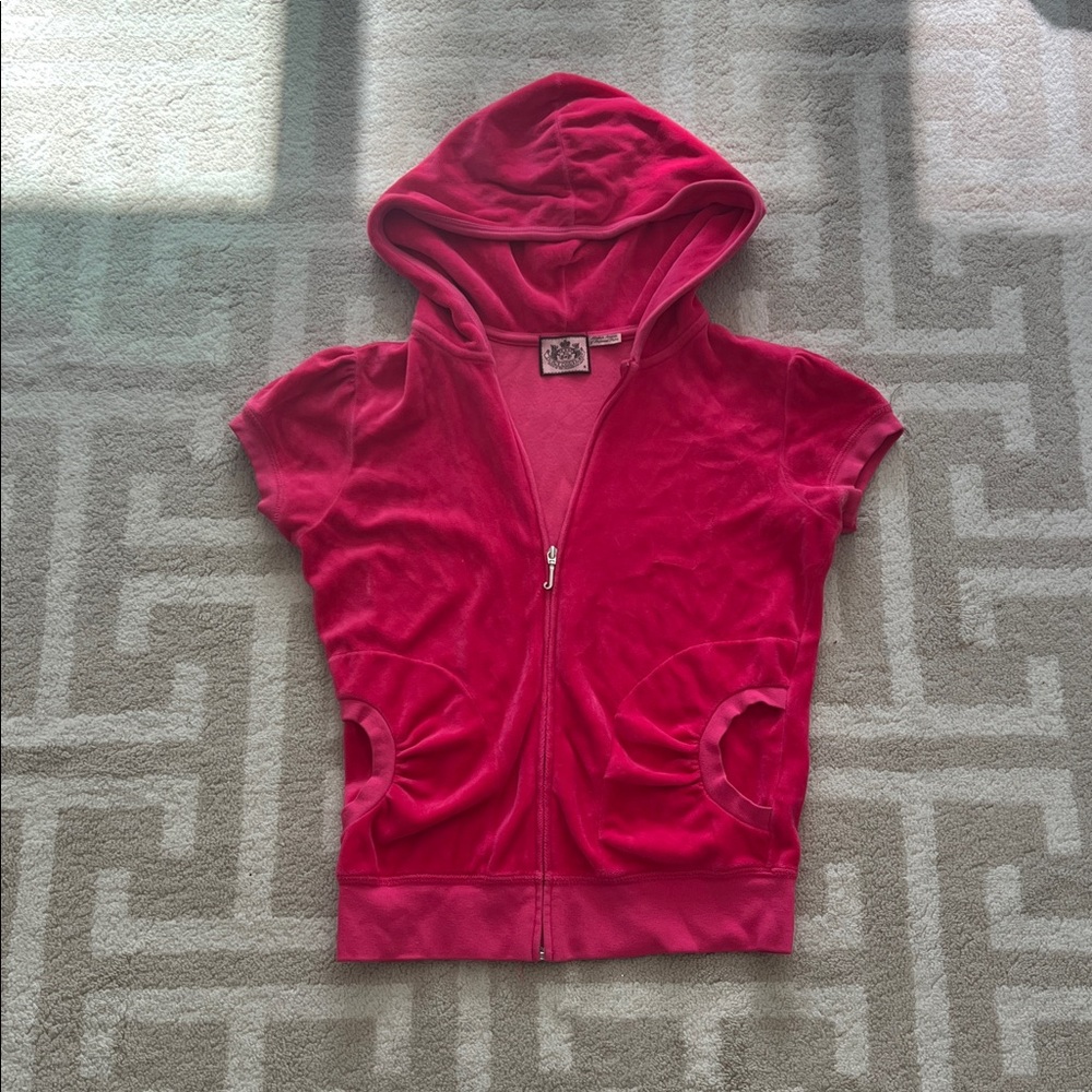 Juicy Couture Pink Hooded Top